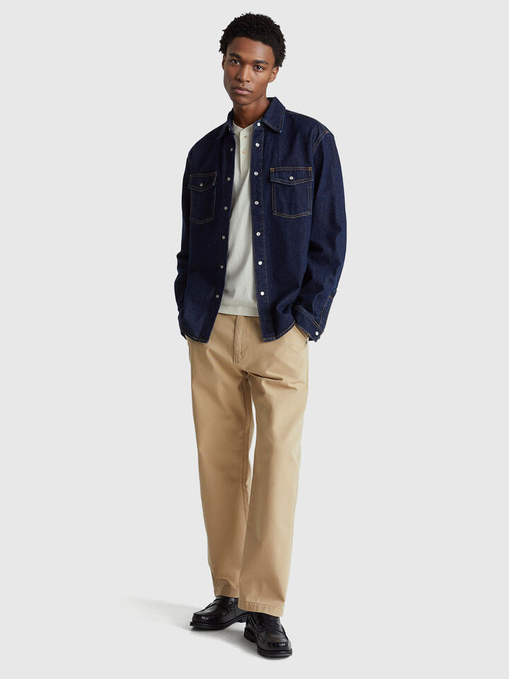 ROUND NECK SWEATL/S Men image number 3